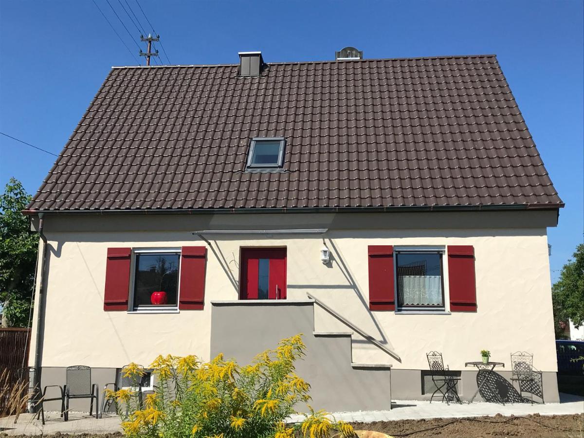 Ferienhaus Bei Lauingen, Mit Sauna Und Gartenlounge Veitriedhausen Ngoại thất bức ảnh